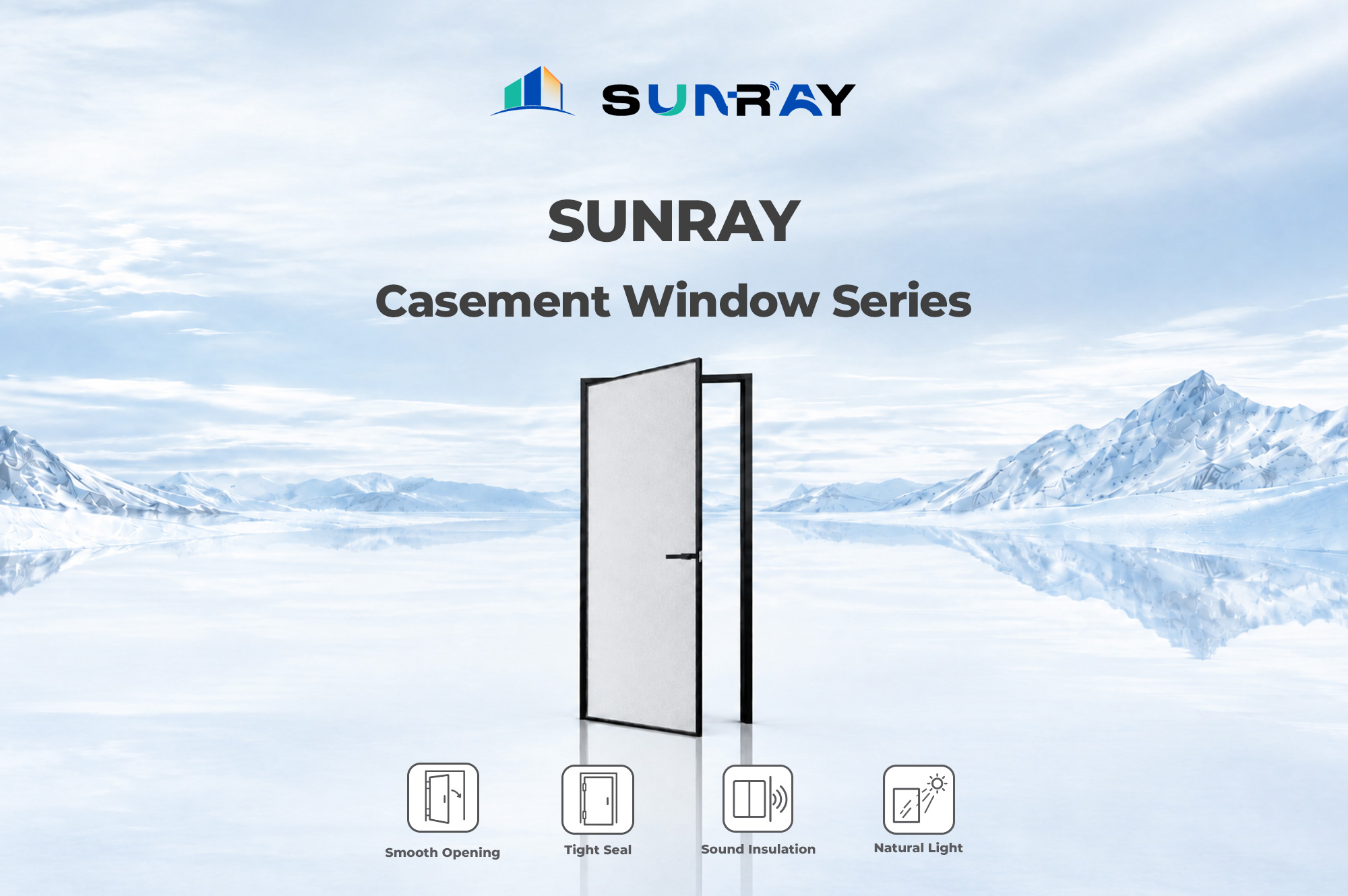 SUNRAY Casement Window Banner