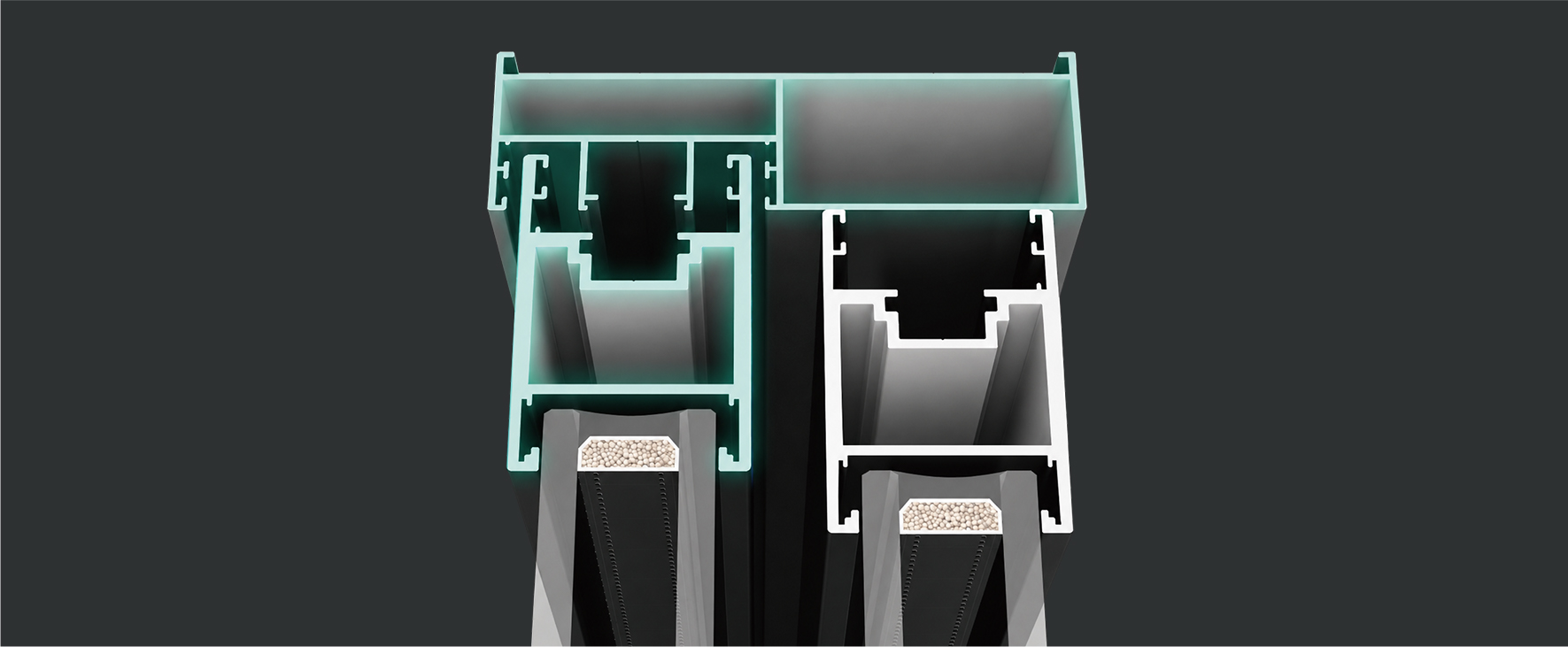Embedded Frame‑Enclosed Sash Structure