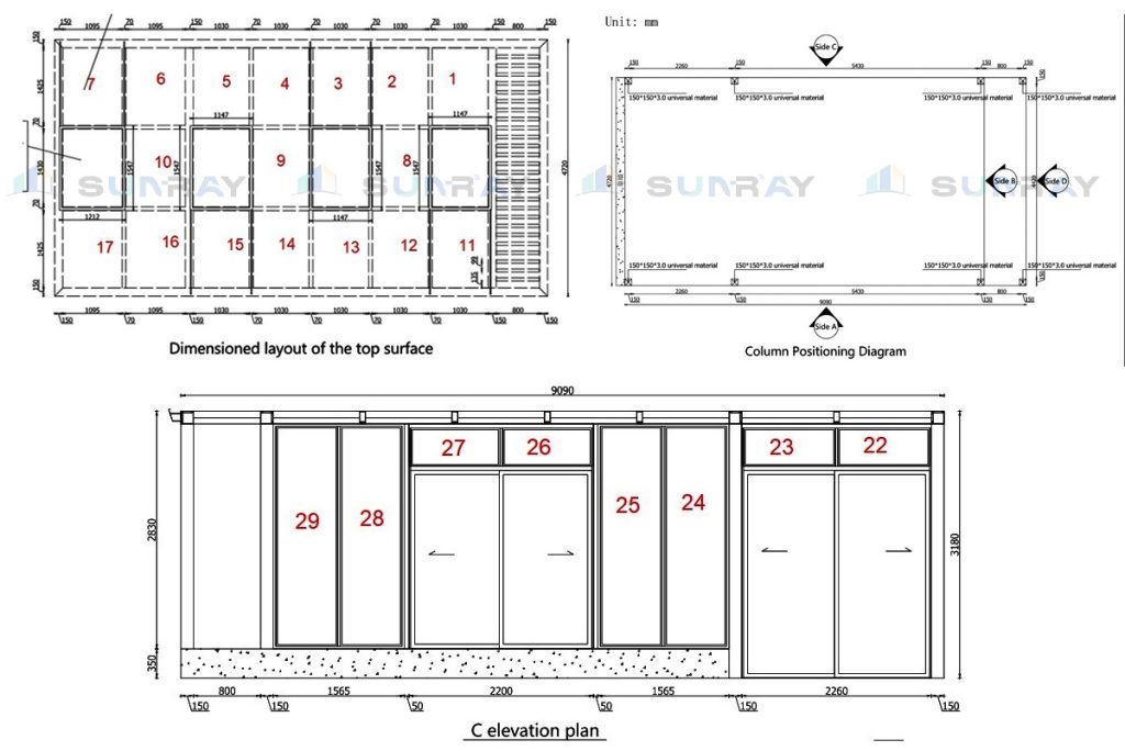 Sunray Indoor-Outdoor Freedom System - Smart Skylight Solutions - View Component In High-Rise Building Sunroom