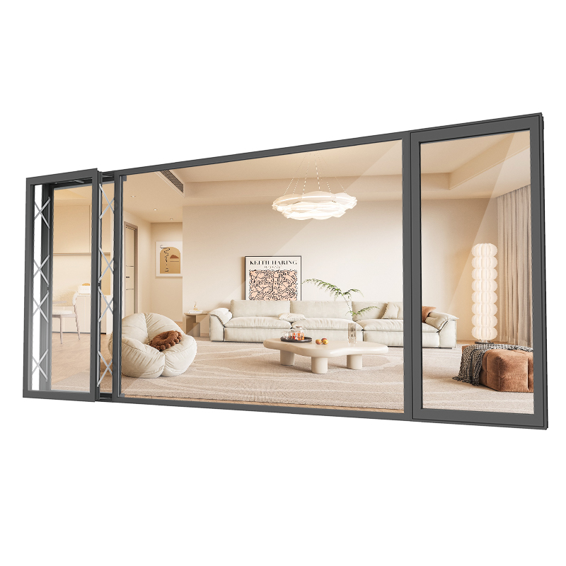 Electric push window