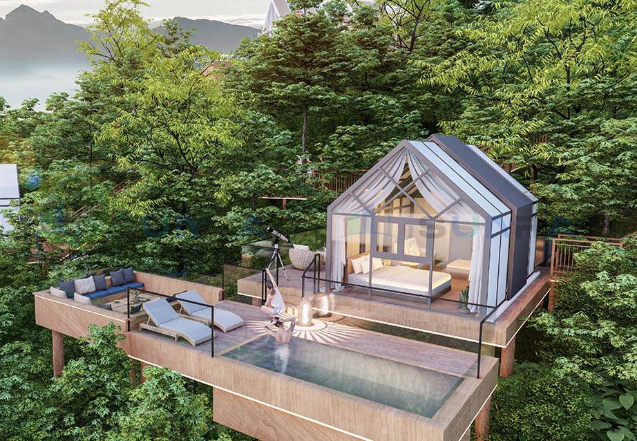 Hotel Retractable Guest Room – Gable Roof