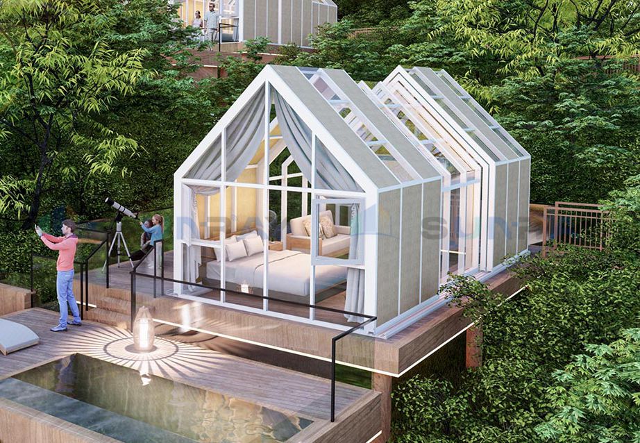 Hotel Retractable Guest Room – Gable Roof