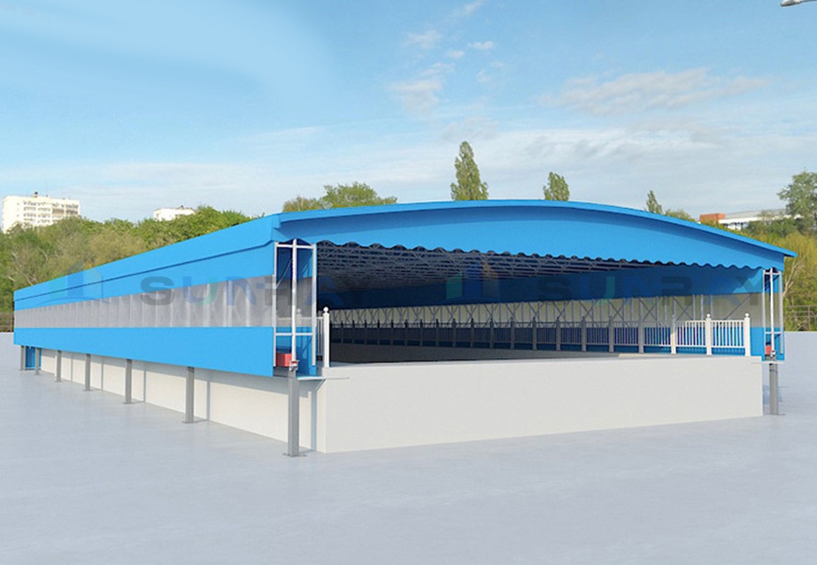 Retractable Roof Sports Tent