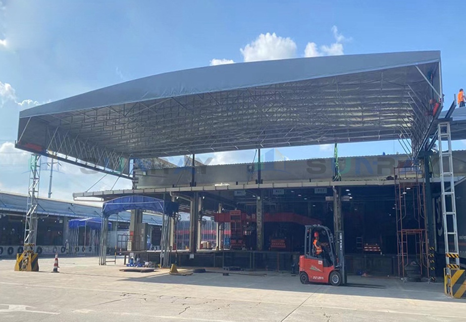 Retractable Roof Sports Tent