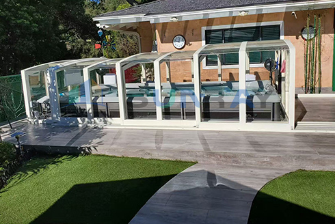 American Villa Pool Custom Pool Enclosure Project